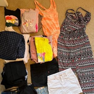 Girls lot of clothes